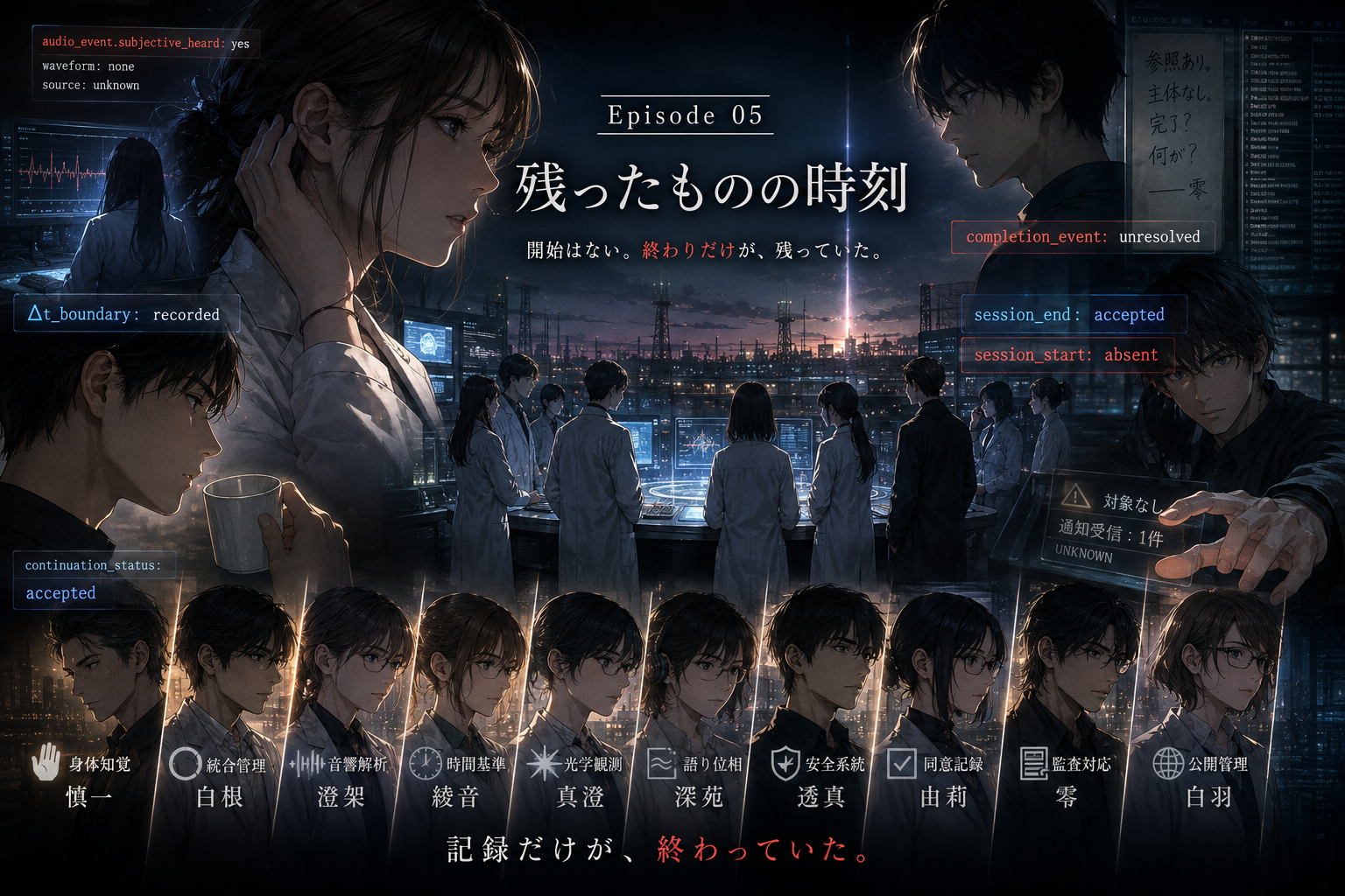『観測者圏:深層位相 正史』Episode 05|残ったものの時刻