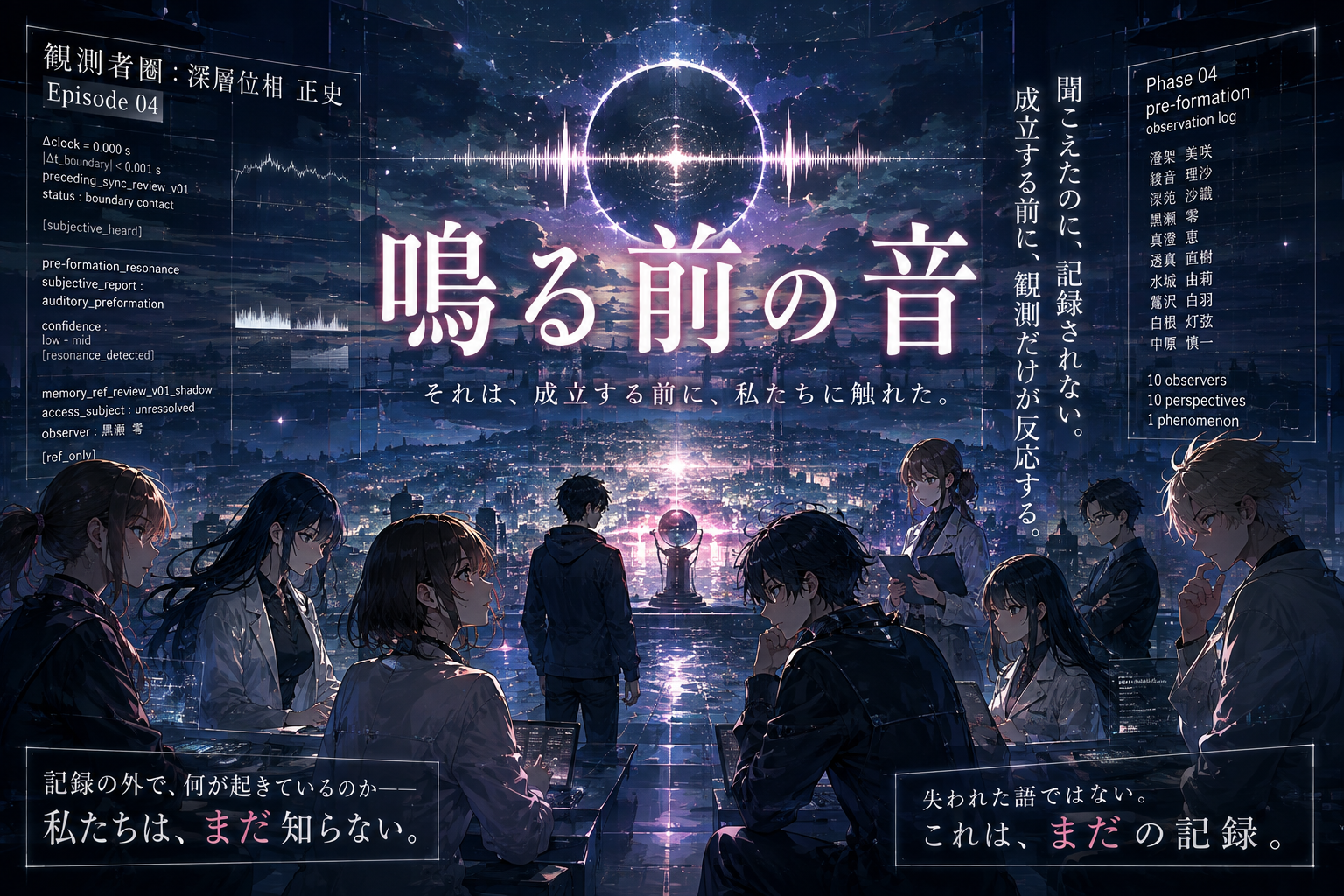 『観測者圏:深層位相 正史』Episode 04|鳴る前の音