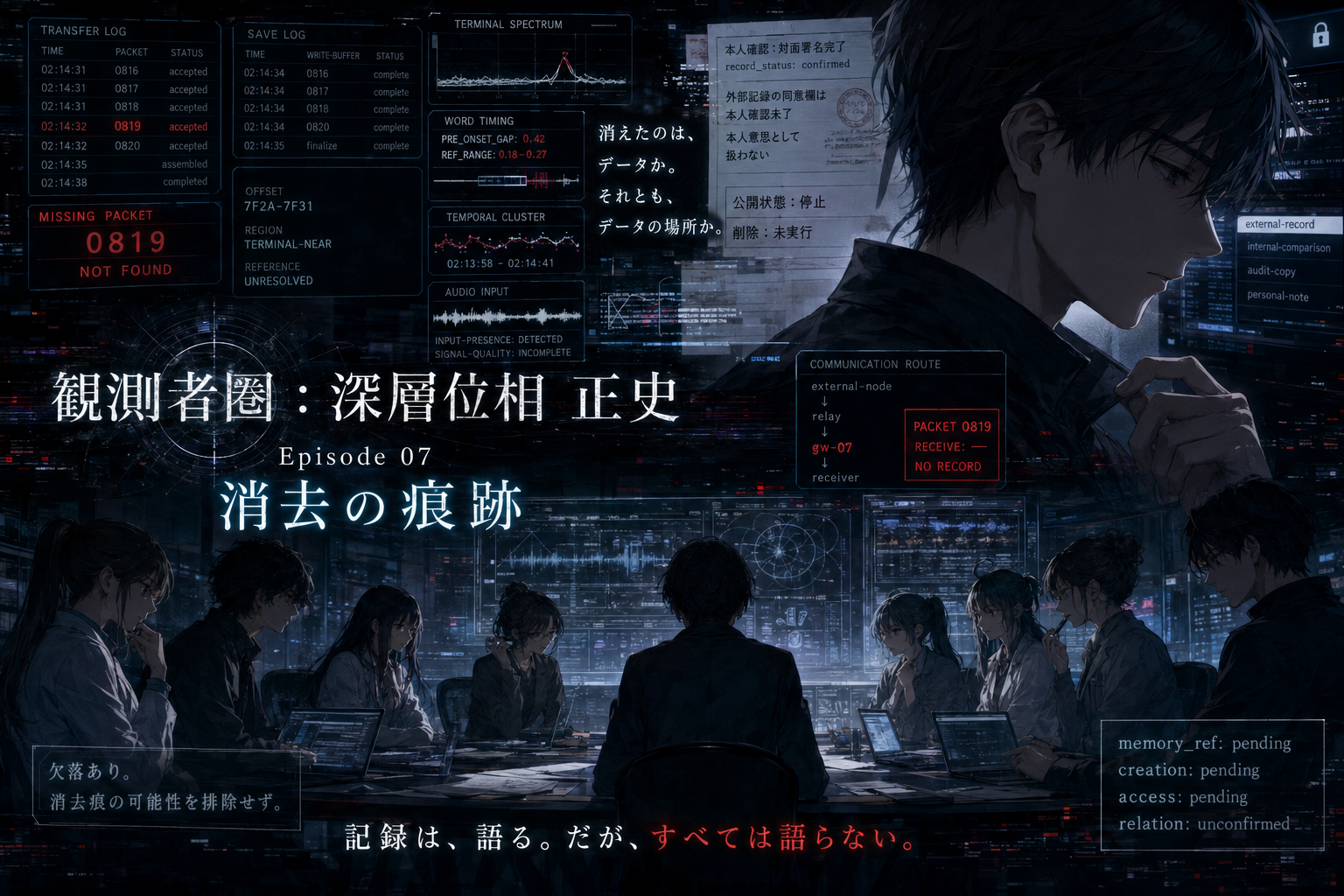 『観測者圏:深層位相 正史』Episode 07|消去の痕跡